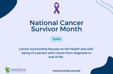 National Cancer Survivor Month Cancer Survivorship Trials